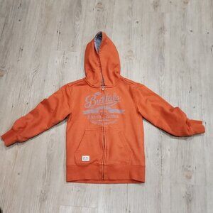 Buffalo Boys Orange Zip Hoodie